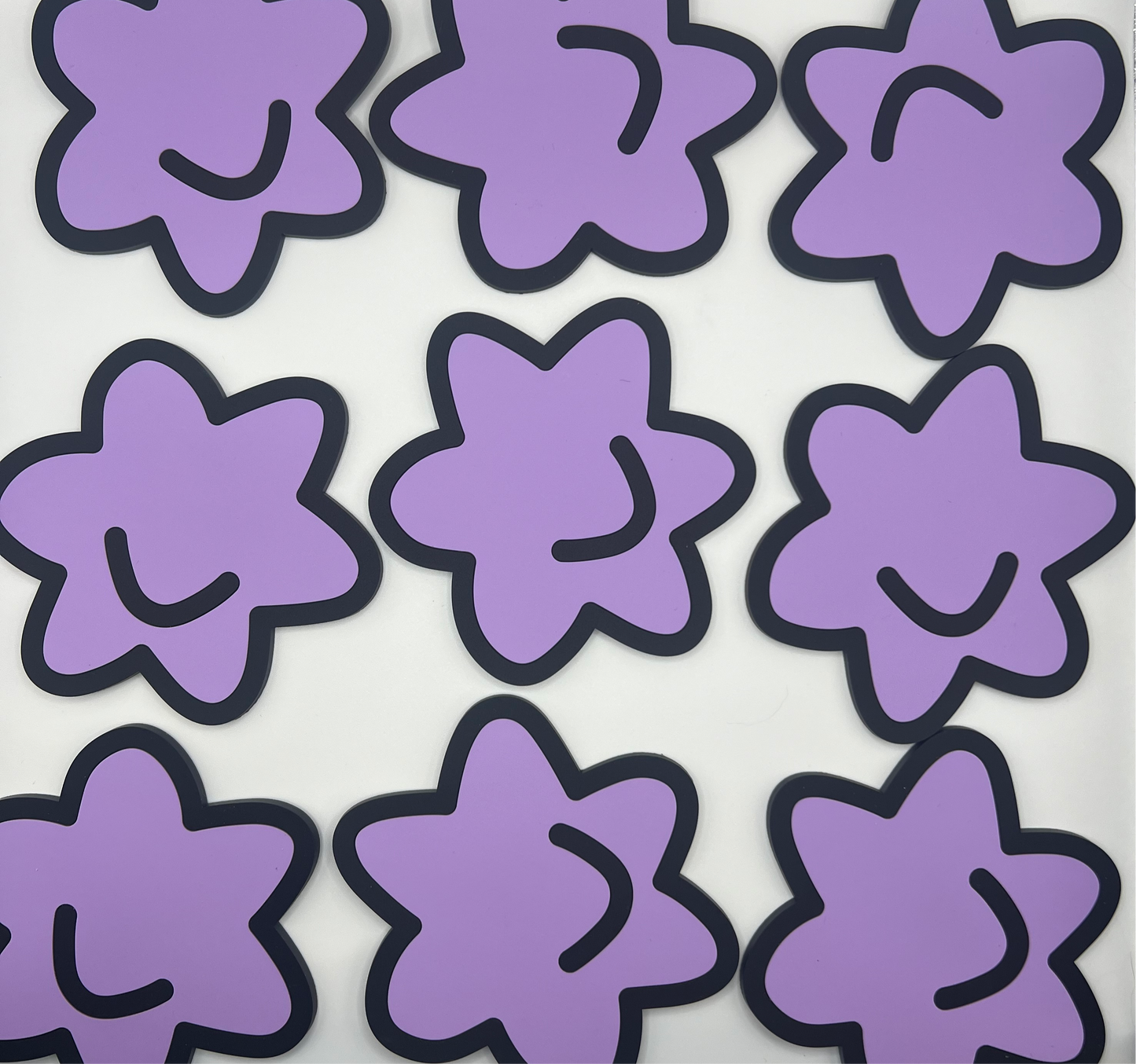 Purple Konpeito Candy Coaster 4 Pack