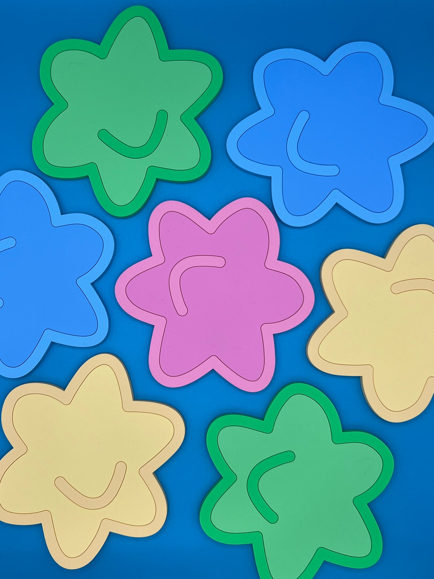 Pastel Konpeito Candy Coaster 4 Pack