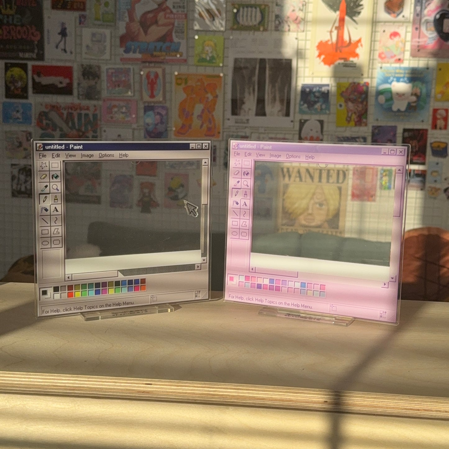 MICROSOFT PAINT ACRYLIC PHOTO STAND