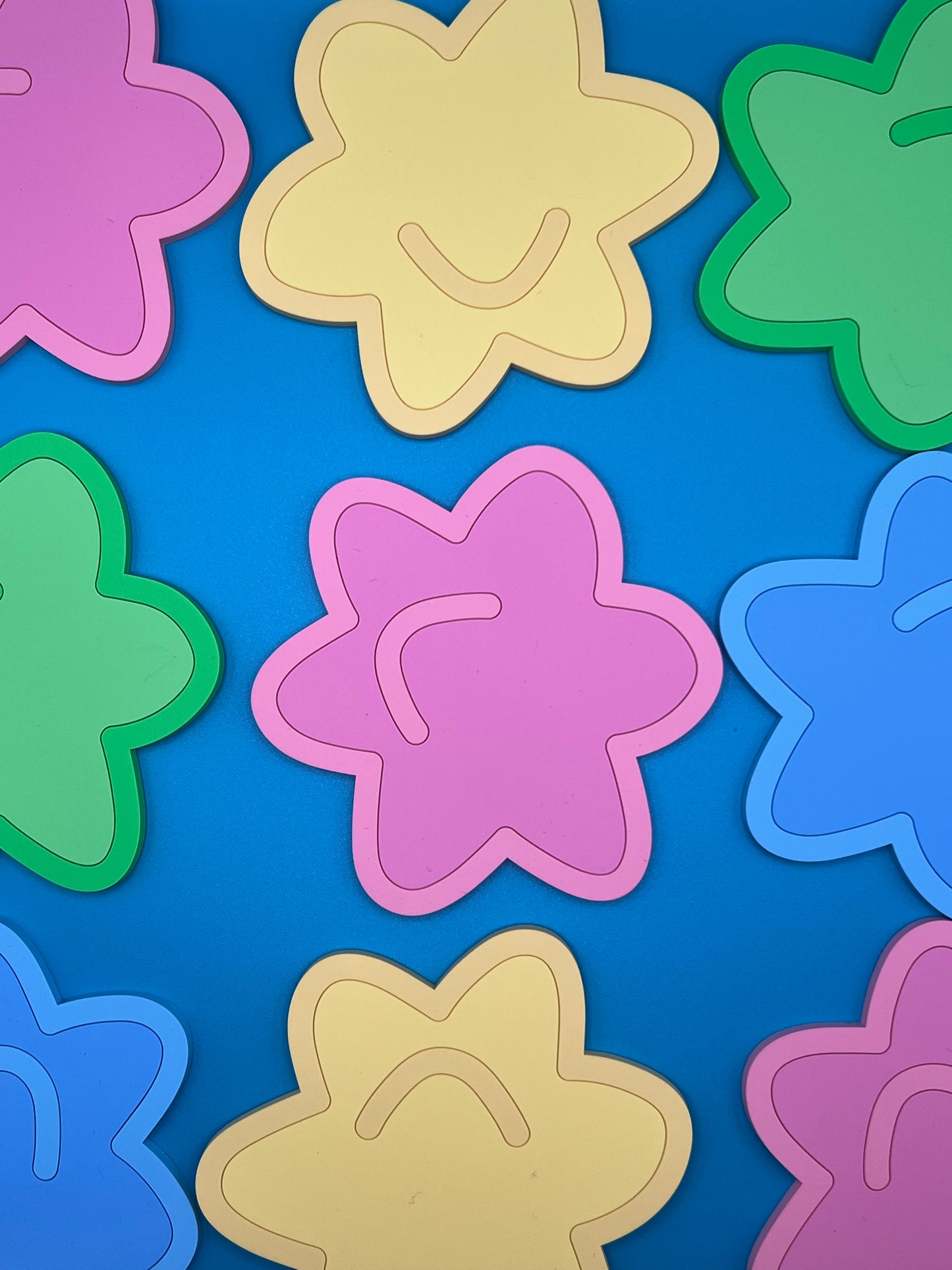 Pastel Konpeito Candy Coaster 4 Pack