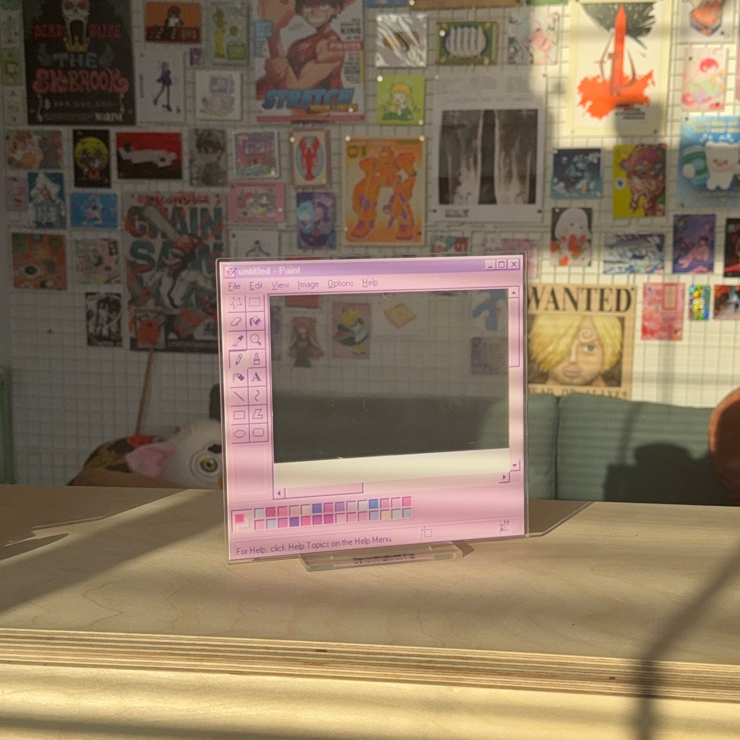 MICROSOFT PAINT ACRYLIC PHOTO STAND