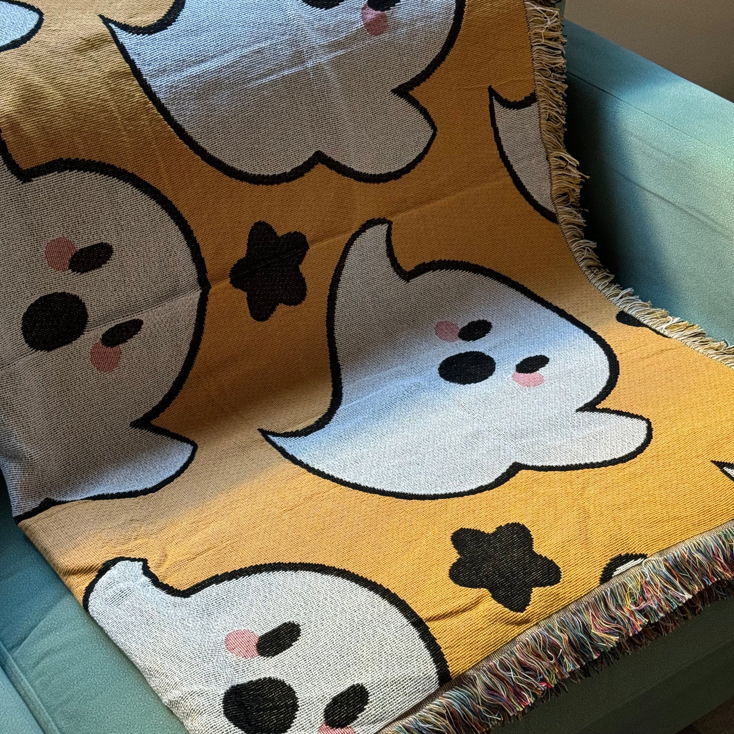 Orange Ghost Blanket