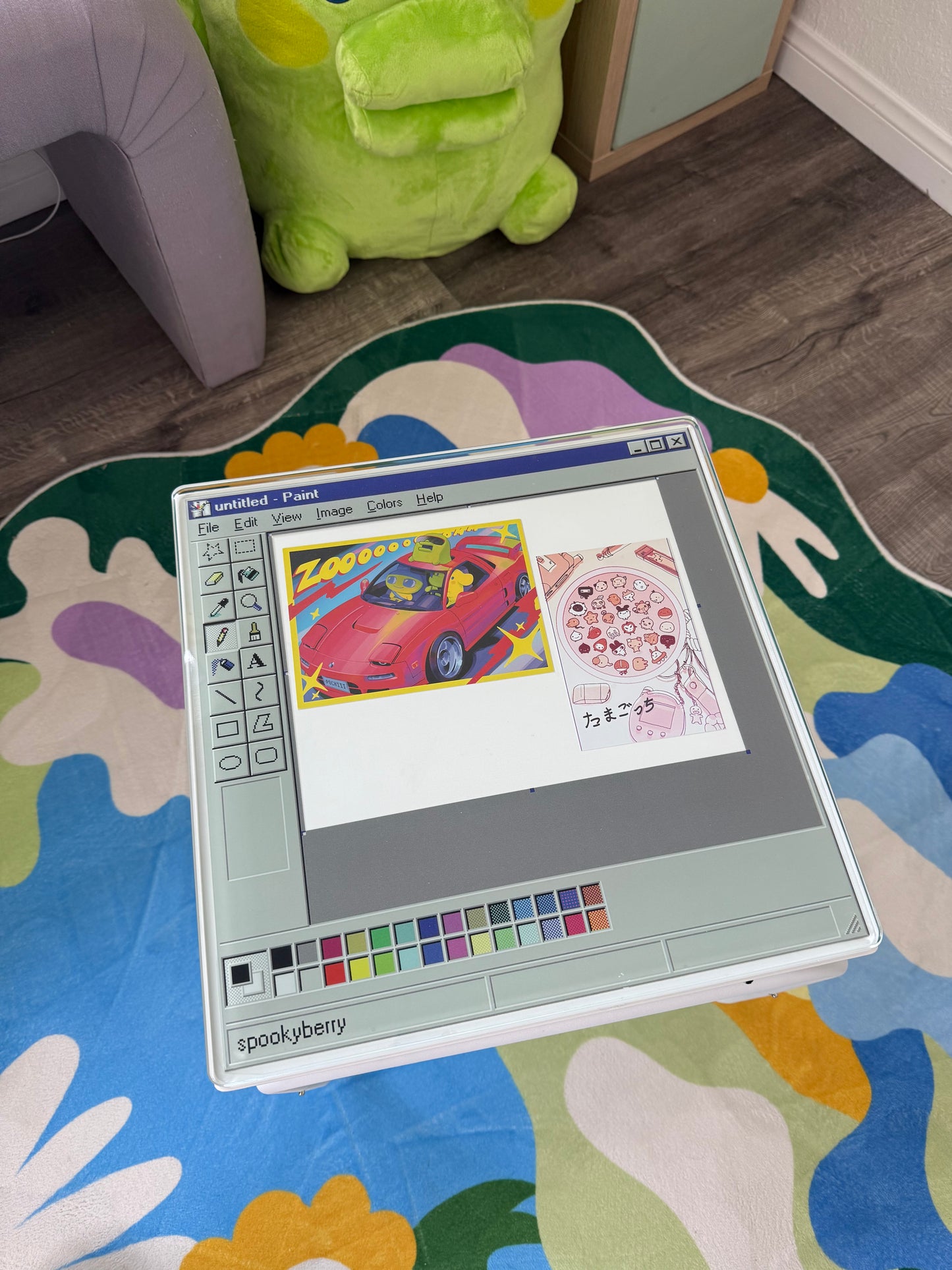 MICROSOFT PAINT PHOTO TABLE