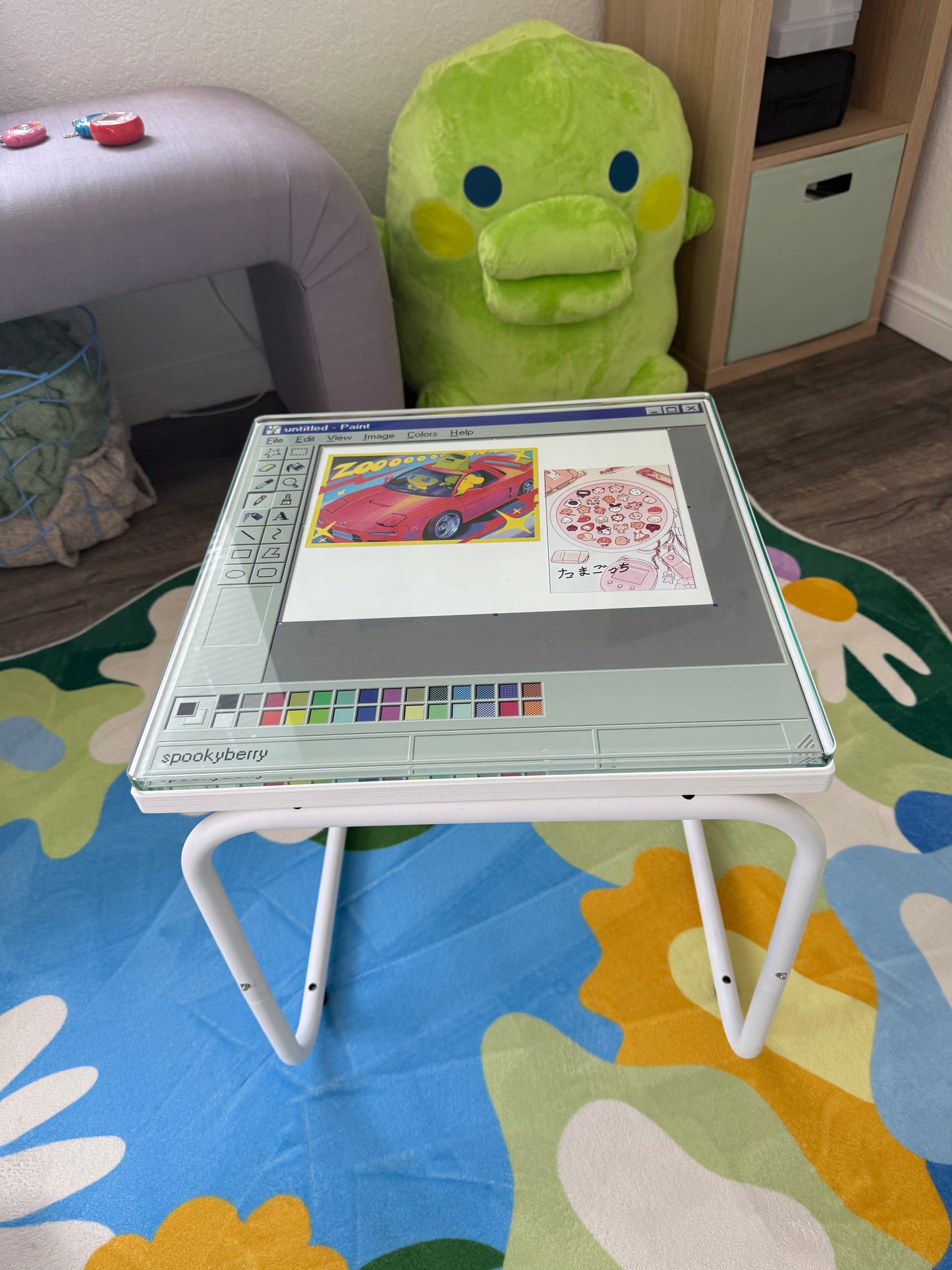 MICROSOFT PAINT PHOTO TABLE