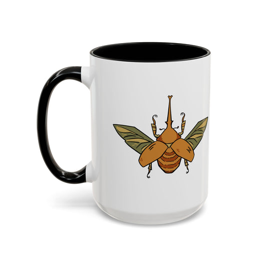 Hercules Beetle Accent Coffee Mug (11, 15oz)