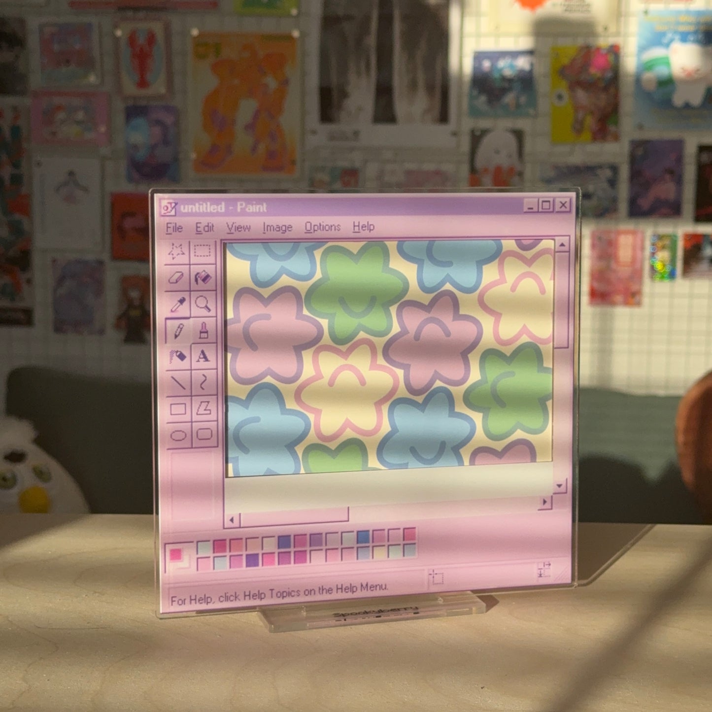 MICROSOFT PAINT ACRYLIC PHOTO STAND