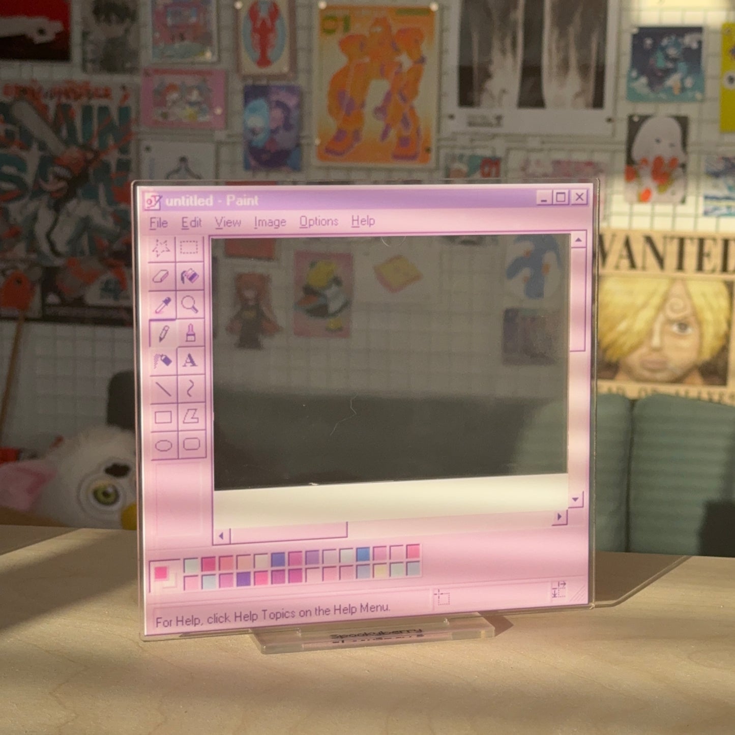 MICROSOFT PAINT ACRYLIC PHOTO STAND