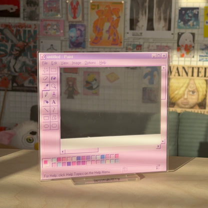 MICROSOFT PAINT ACRYLIC PHOTO STAND
