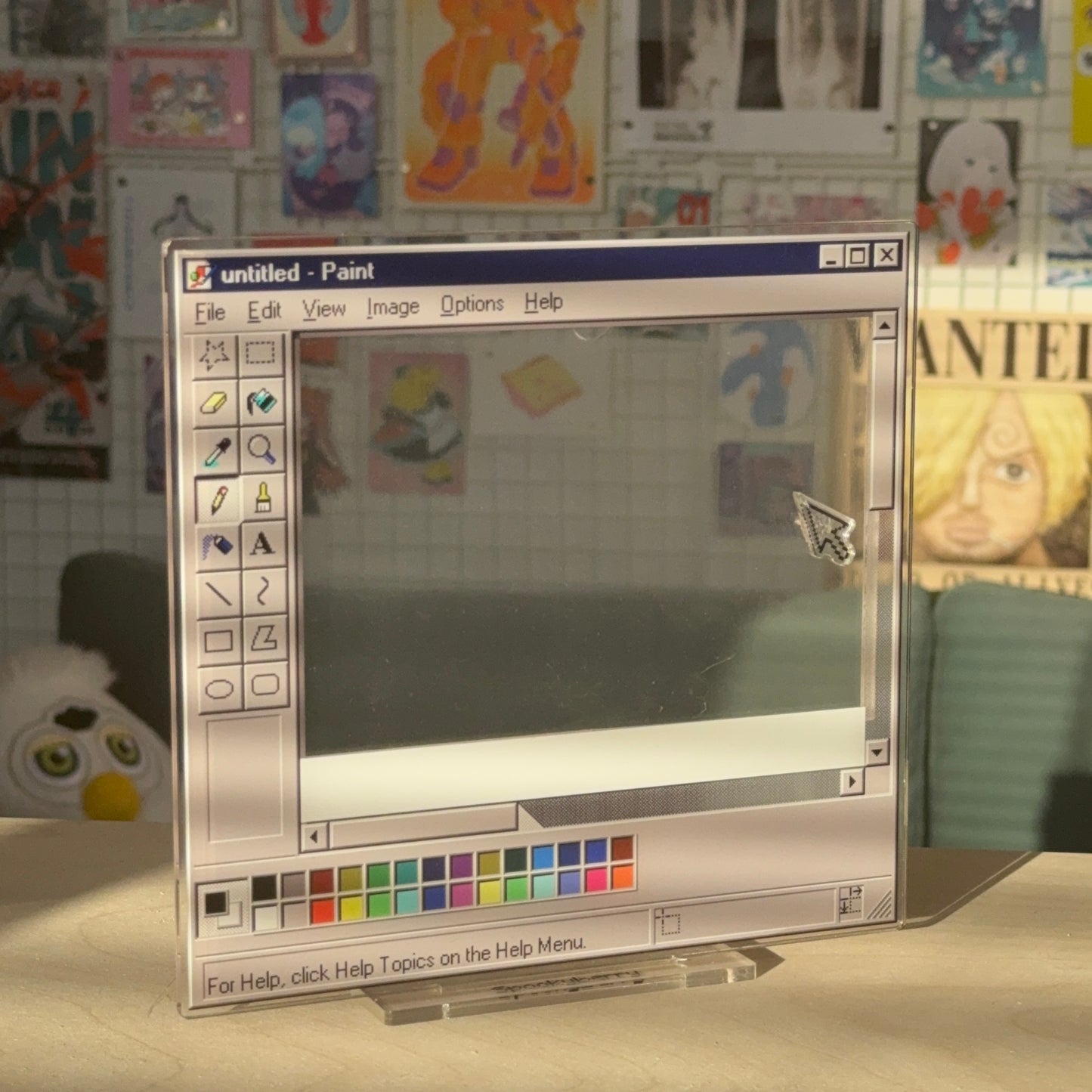 MICROSOFT PAINT ACRYLIC PHOTO STAND