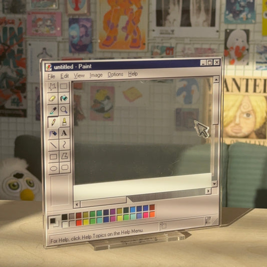 MICROSOFT PAINT ACRYLIC PHOTO STAND