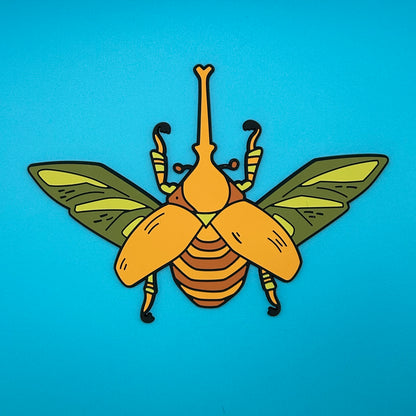 BEETLES Bugs! Small Coaster 4 Pack
