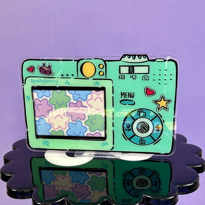 DIGITAL CAMERA ACRYLIC PHOTO STAND (CARTOON) *PREORDER*
