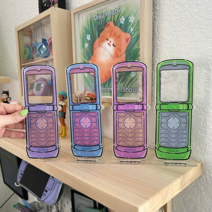 FLIP PHONE ACRYLIC PHOTO STAND *PREORDER*