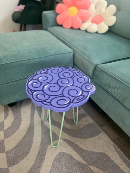 Purple Fruit Side Table